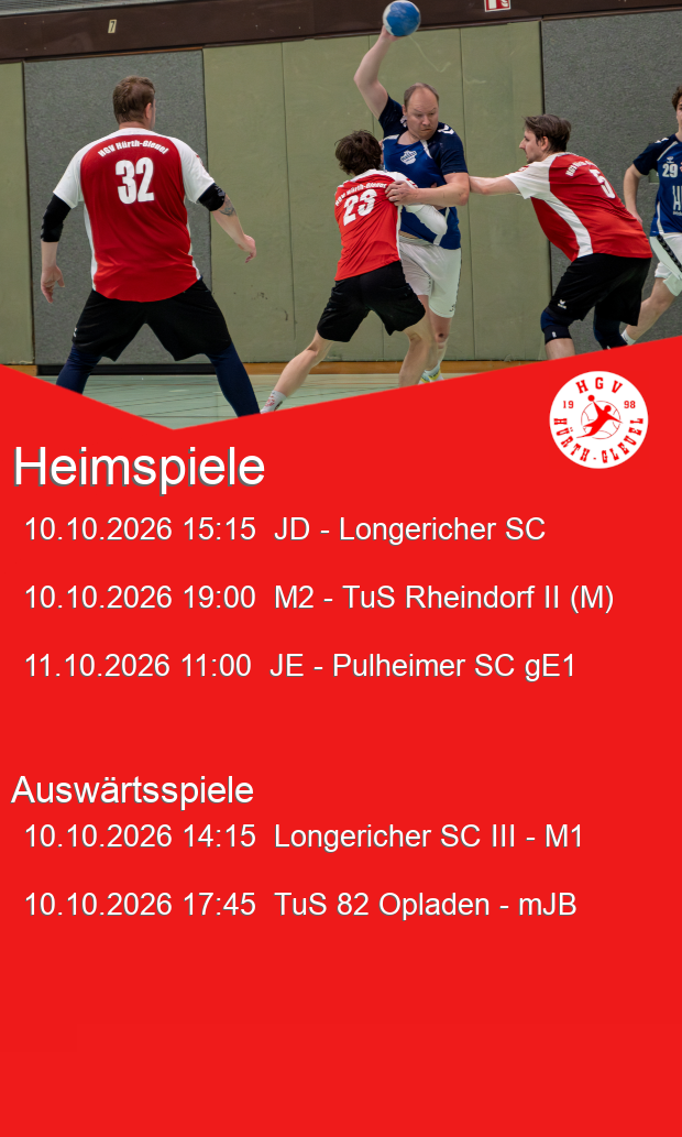 Nächste Spiele HGV Hürth-Gleuel